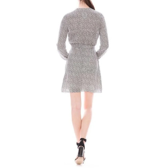 L'Agence Diego Heart Print Wrap Dress - Picture 14 of 14